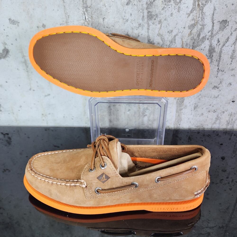 MSRP $110 Sperry Authentic Original 2-Eye Boat Shoe Men’s Size 7.5 Leather